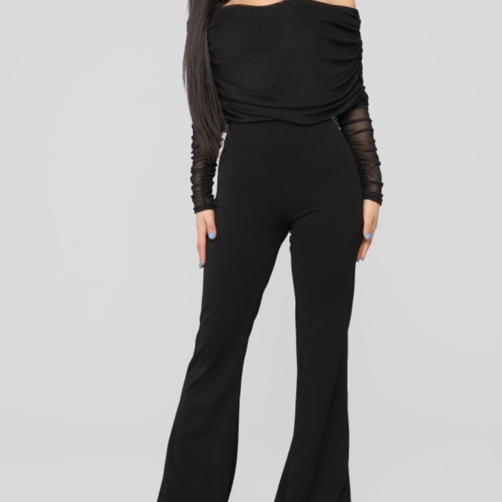 Fashion Nova Black Jumpsuit